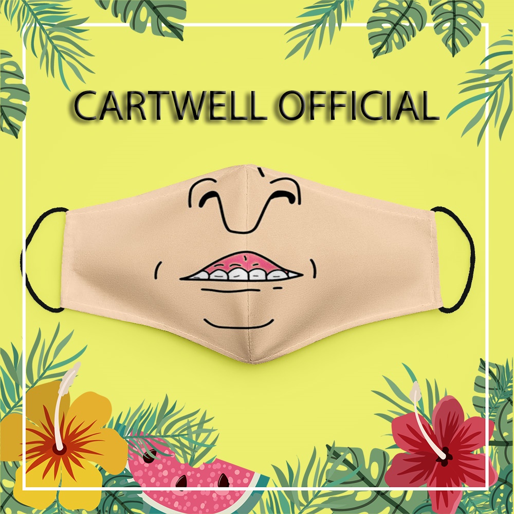 Khẩu trang thú cưng cute trẻ em hoạt hình cho bé dễ thương Hình Vẽ DRAWN CARTWELL ngăn bụi mịn chất liệu vải mềm chống g