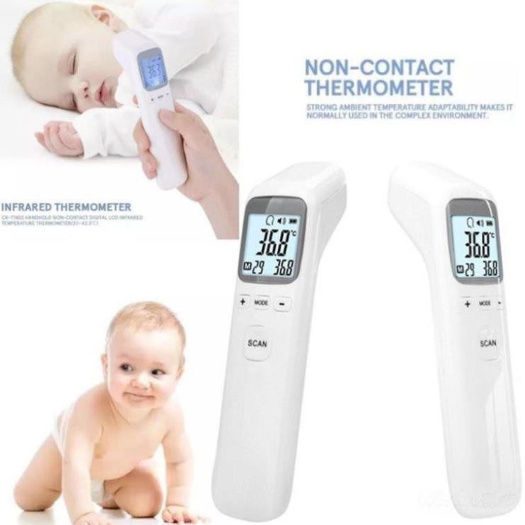 Nhiệt kế hồng ngoại đa năng - Nhiệt kế hồng ngoại đo trán chuẩn xác cho kết quả nhanh CK1502, CK1803