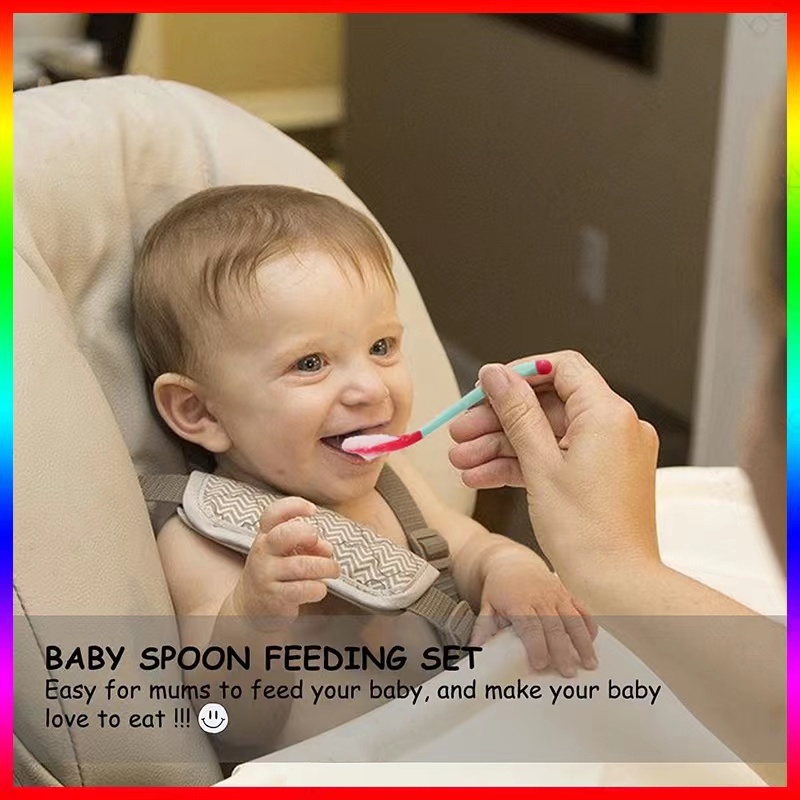 Muỗng Nĩa Mềm Đổi Màu Theo Nhiệt Độ Cho Bé