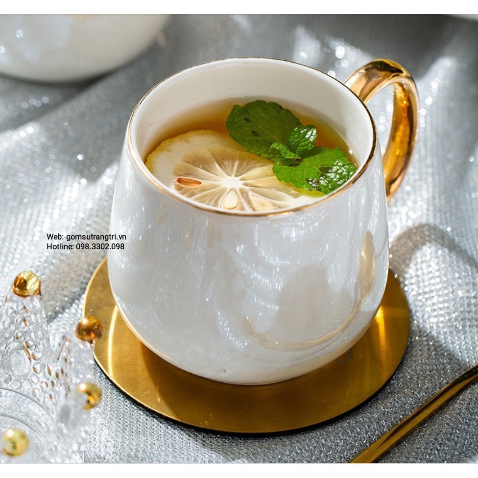 BỘ TÁCH TRÀ KÈM BÀN XOAY