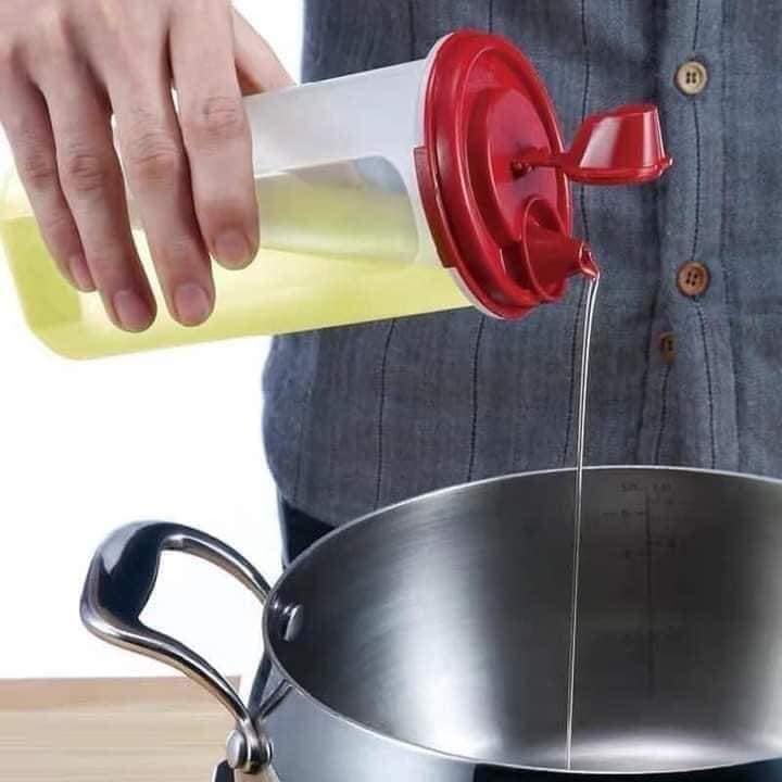 Bình đựng dầu, nước mắm Tupperware Bình Stor N Pour 650ml  - Hàng chính hãng - Bảo hành trọn đời - Nhựa nguyên sinh