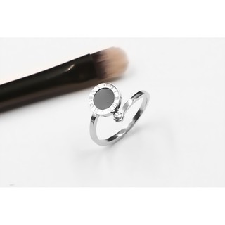 NHẪN TITAN SỐ LA MÃ FREE SIZE  @Jenaccessories.vn