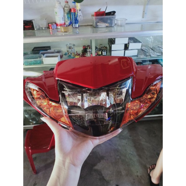 Pha chóa 2 tầng lắp Sirius 50-110cc