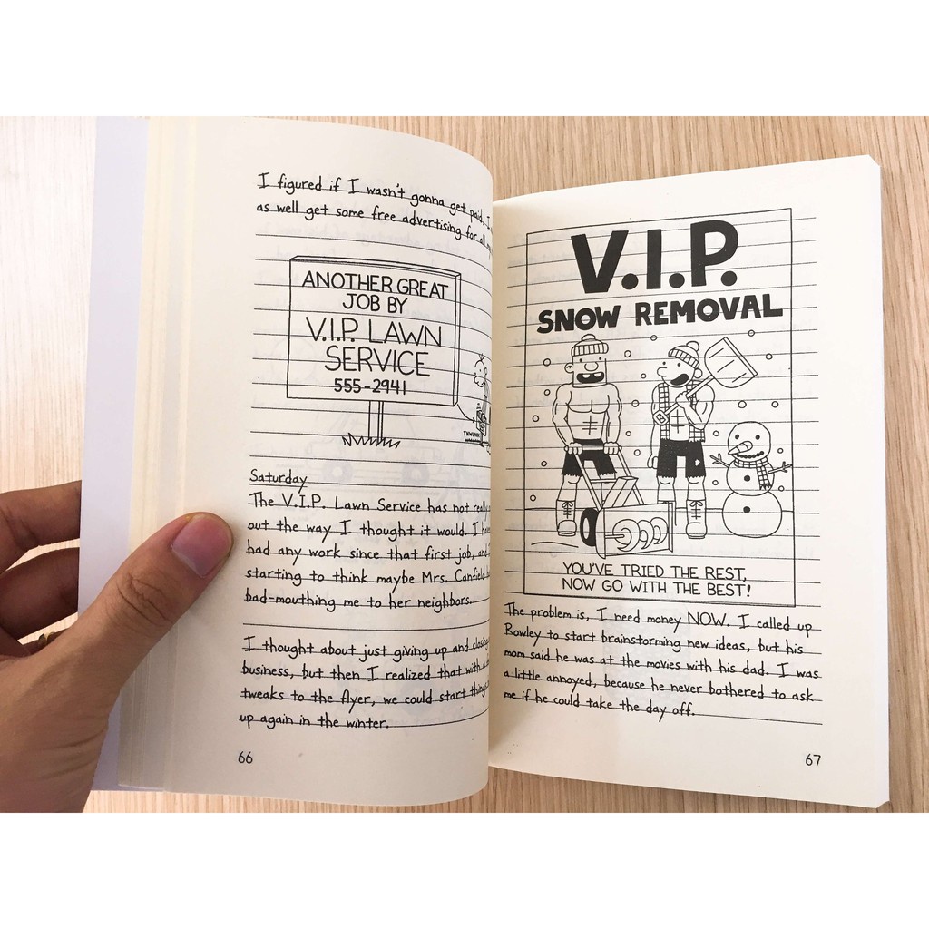 Combo 12q - Diary of a wimpy kid - Tặng file nghe - Giấy vàng chống lóa, mỏi mắt