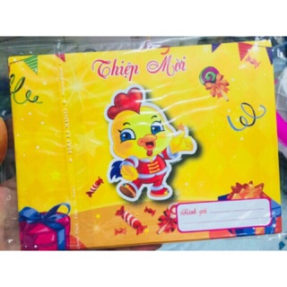 10 thiệp mời sinh nhật bé GÀ CON - BÉ GÁI - BÉ TRAI...ngộ nghĩnh đáng yêu!!!