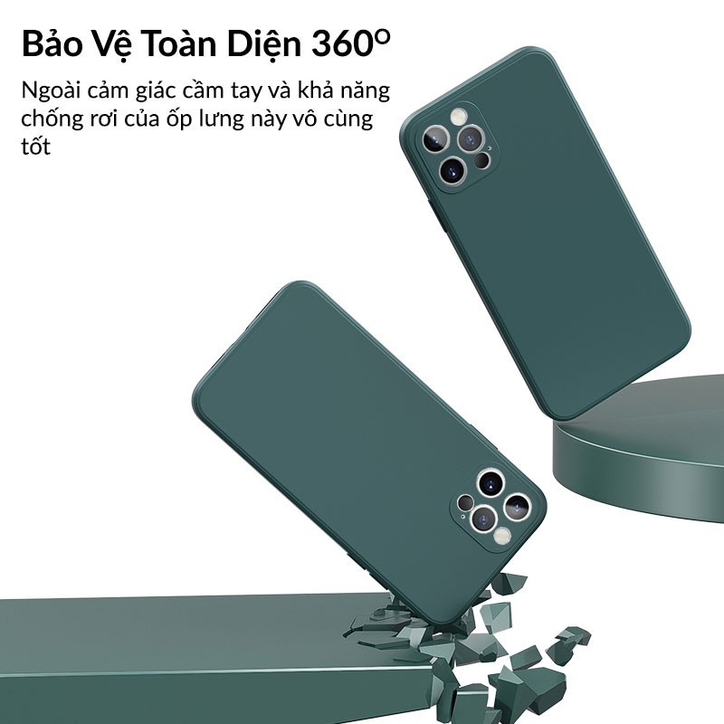 Ốp Lưng iPhone 12 Pro Max BENKS Protective Liquid Silicone Rubber Siêu Mỏng 0.7mm , Viền Vuông, Chống Bẩn, Chống Sốc
