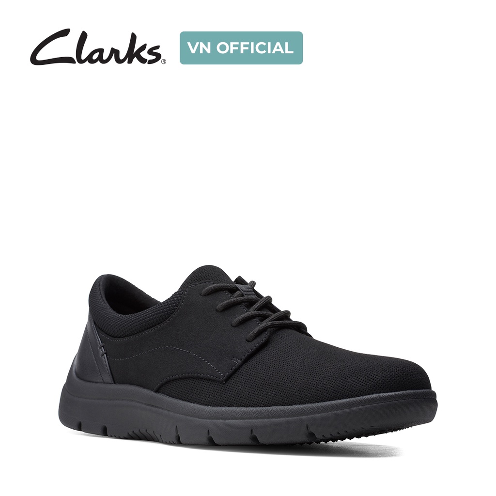 Giày Sneaker Nam CLARKS Tunsil Tye màu Đen