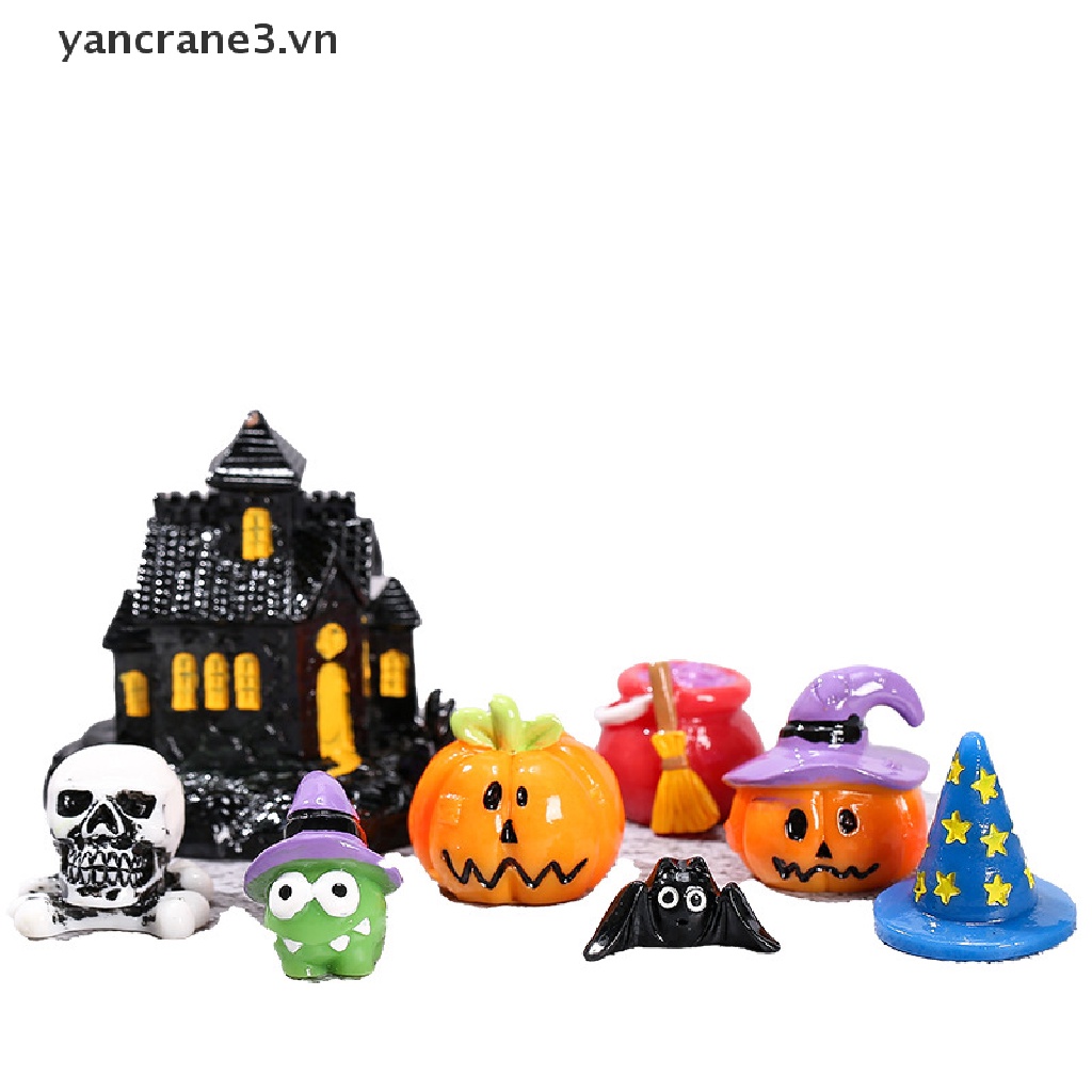 Đồ trang trí Chậu Cây Mini Trang Trí Halloween 3.vn DIY