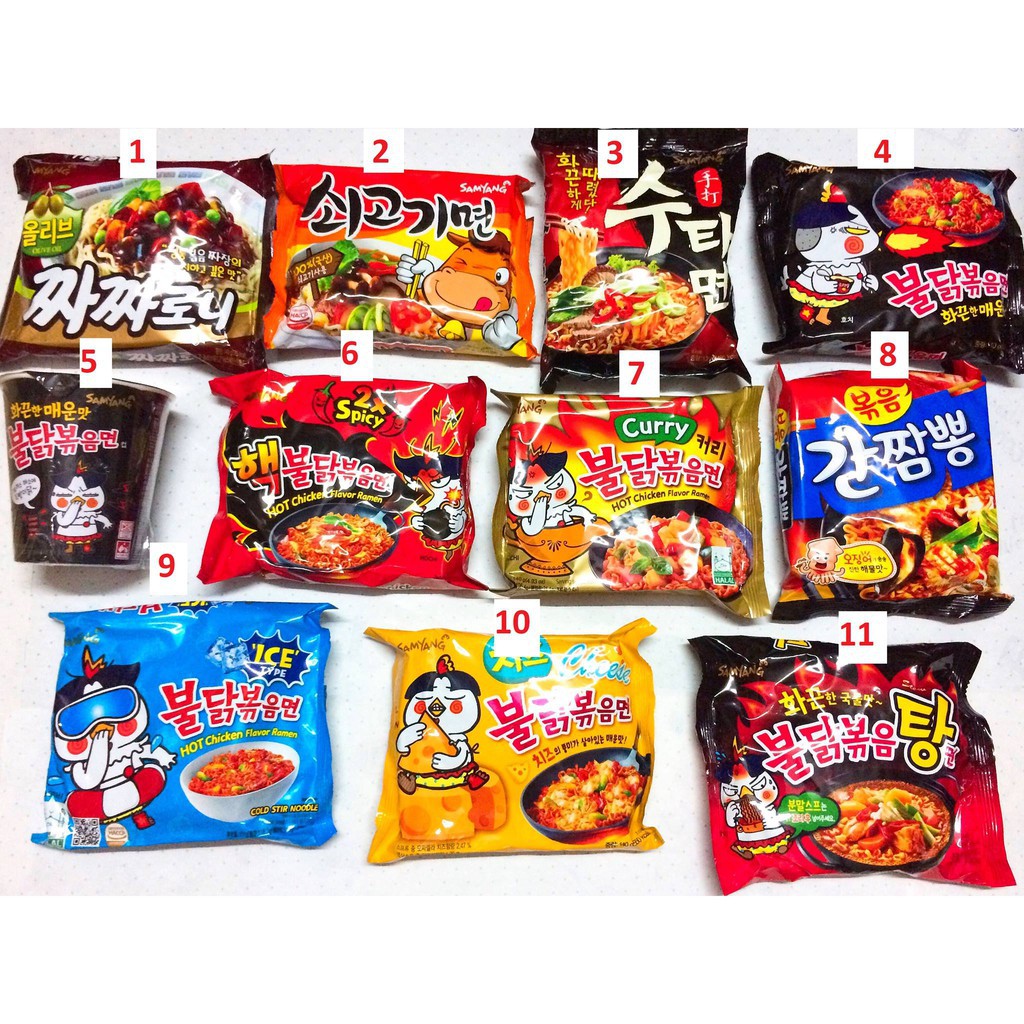 Mì cay Samyang Hàn quốc tự chọn