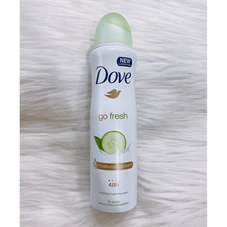Xịt khử mùi Dove Cucumber & Green Tea Scent 150ml