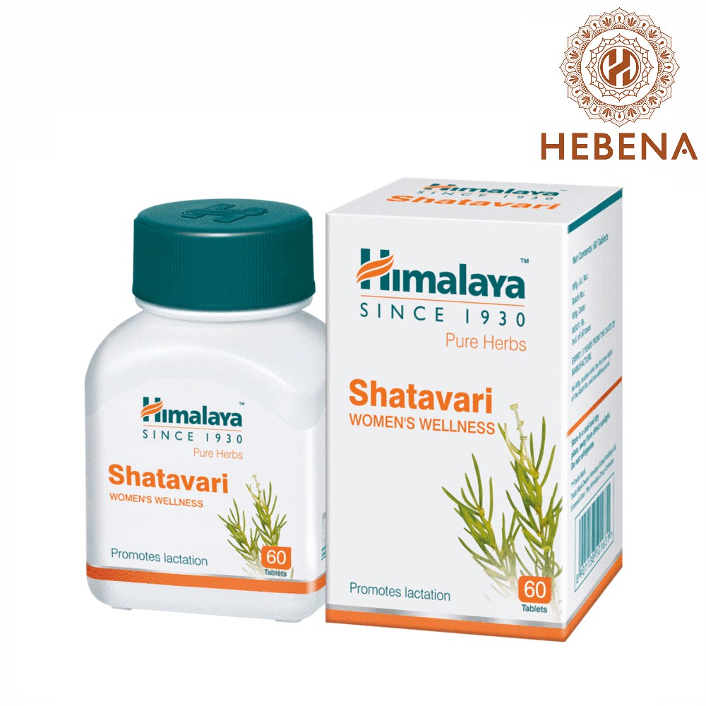 Viên uống cân bằng nội tiết - Himalaya Shatavari - hebenastore