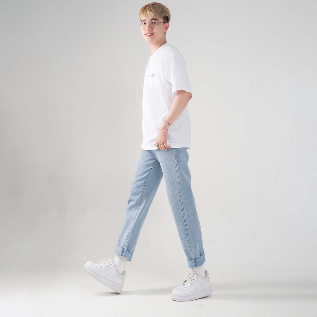 Quần jean nam baggy cạp cao bigsize chất cao cấp dành cho người ngoại cỡ béo bụng có size lớn trên 110kg - MALTRIK