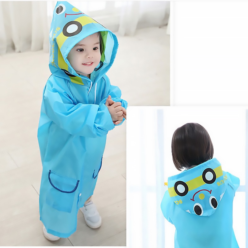 Áo Mưa Hoạt Hình One Piece 5 Màu Cho Bé