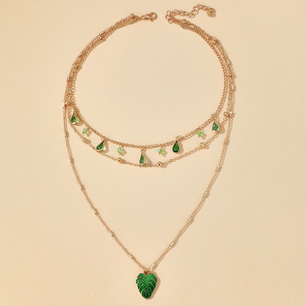 Vòng cổ choker nhiều lớp phối tua rua phong cách Hàn Quốc thanh lịch cho nữ
