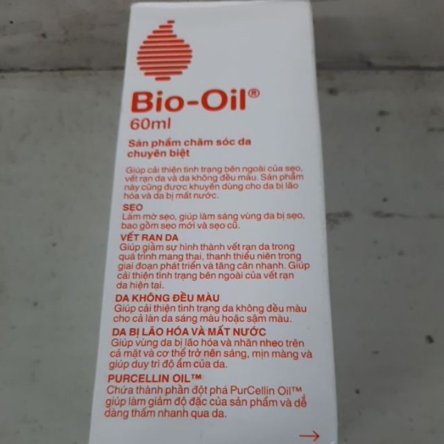 Chăm sóc da chuyên biệt Bio- Oil (60ml).