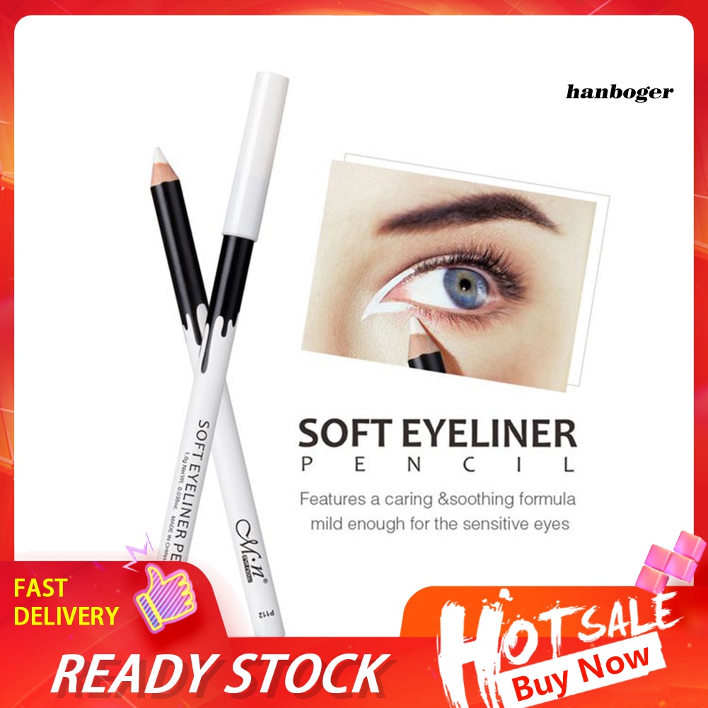 [Hàng mới về] Bút chì kẻ mắt mềm mại có độ bóng cao lâu trôi không thấm nước chống nhòe Hanboger Menow