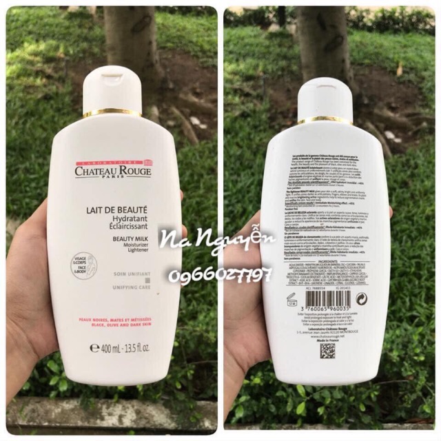 DƯỠNG THỂ TRẮNG DA CHATEAU ROUGE