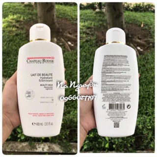 Dưỡng thể trắng da chateau rouge