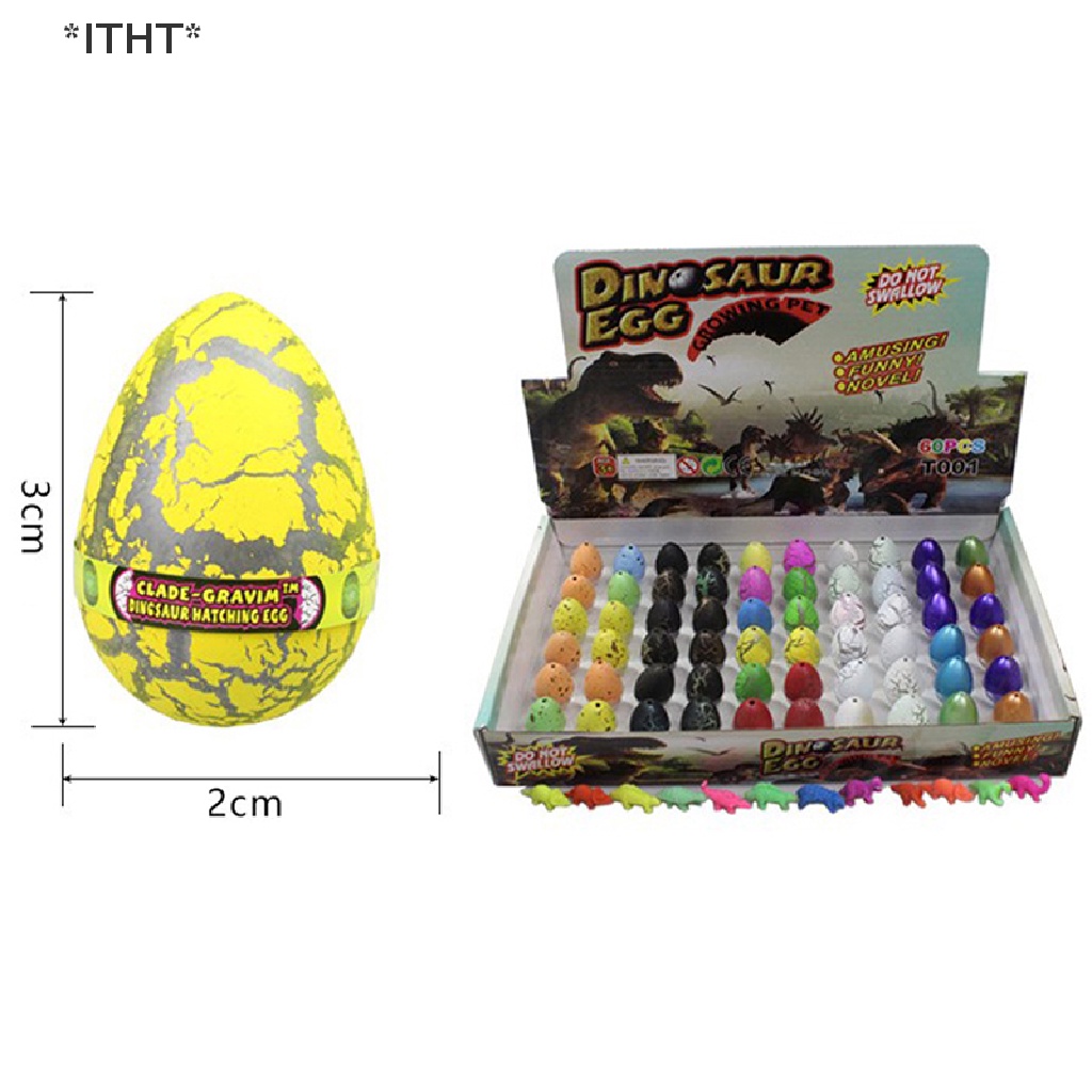 Set 10 Trứng Khủng Long Nở Trong Nước Nhiều Màu Sắc
