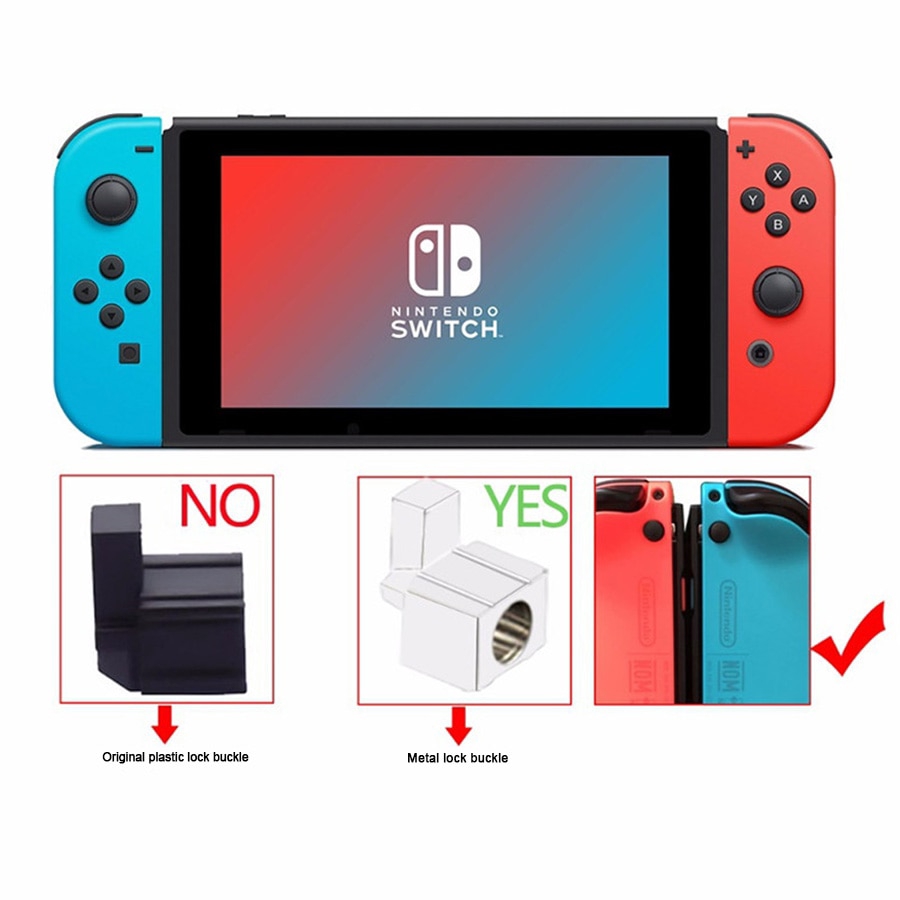 Bộ 4 Khóa Kim Loại Kèm Dụng Cụ Mở Sửa Chữa Cho Nintendo Switch JOY-CON NS JOY CON