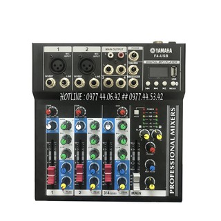 Mixer yamaha f4-bt nhập khẩu chính hãng