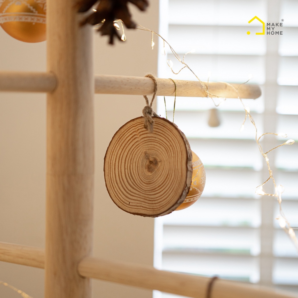 Set Châu Gỗ HOPE Trang Trí Cây Thông Make My Home