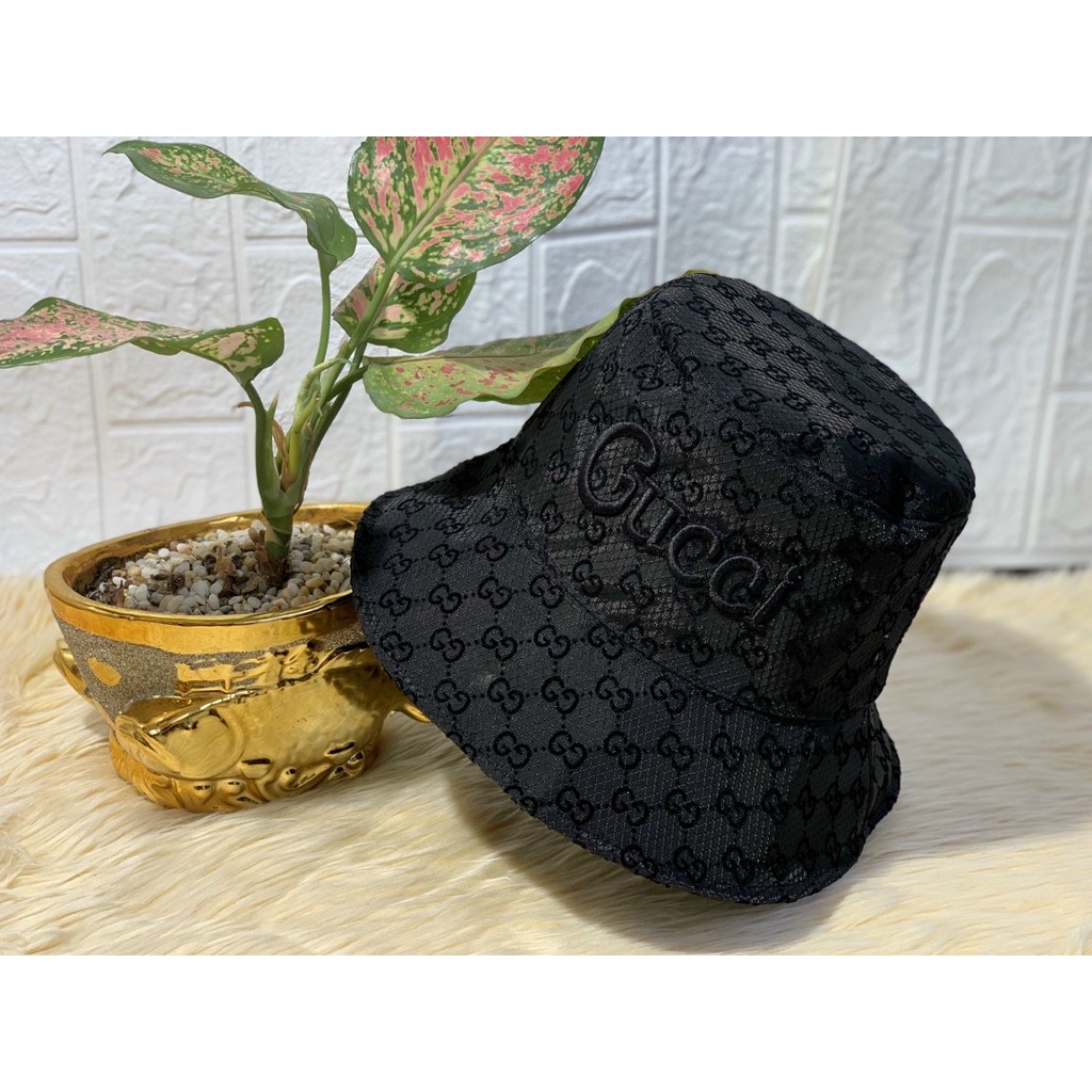 Nón Bucket 2 Lớp Chất Lưới Von Cao Cấp Thêu Chữ