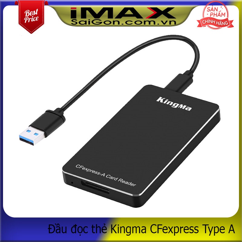 ĐẦU ĐỌC THẺ KINGMA CFEXPRESS A USB 3.1 CARD READER FOR SONY FX6, FX3, A1 AND A7R3