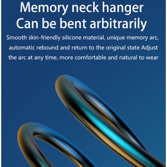 Bluetooth 5.0 Headset KAXOE Neck Hanging Magnetic Sports Headphone With Card