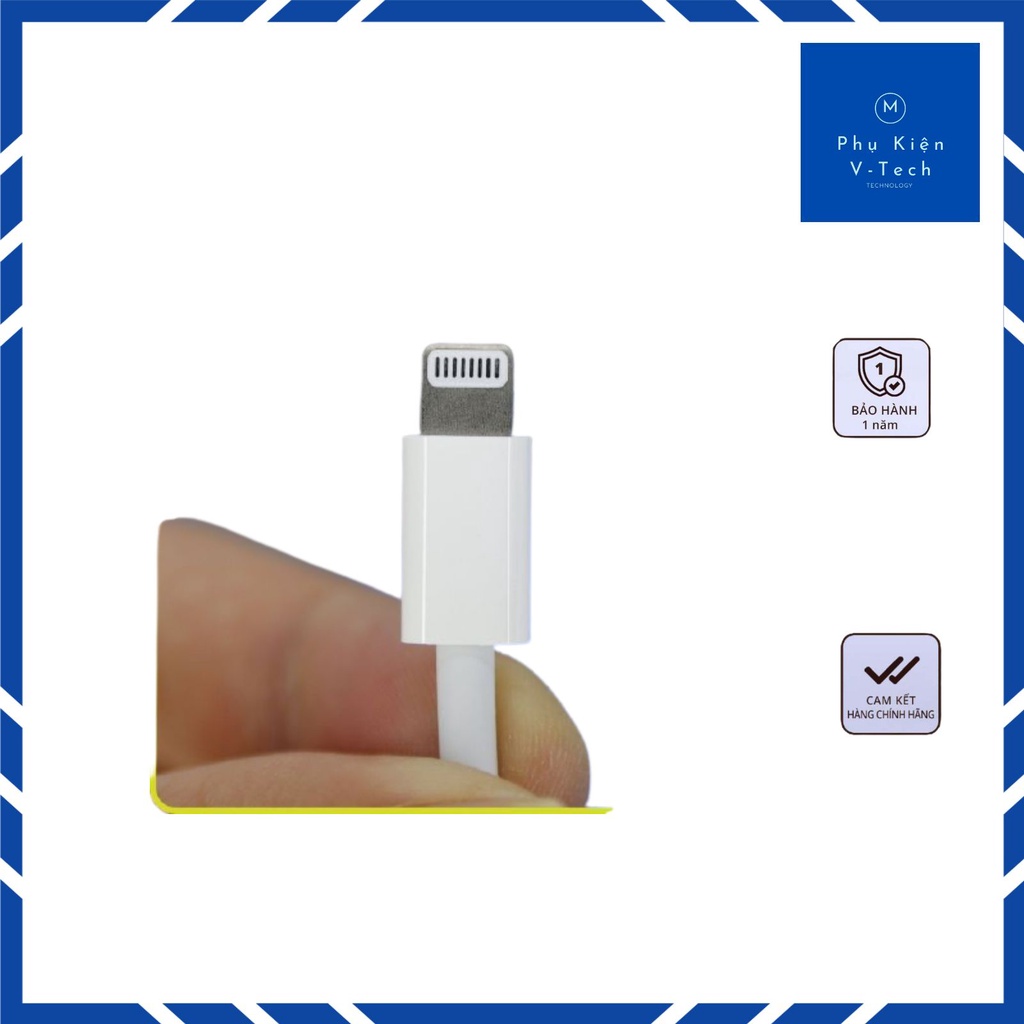 Cáp Sạc Nhanh Apple Cho iPhone 12/11/IP X/IP 8/ IP 7/ iPad C to Lightning Chuẩn Chính Hãng 1m