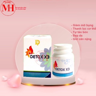 Detox X3 giảm cân, giảm mỡ bụng cực nhanh