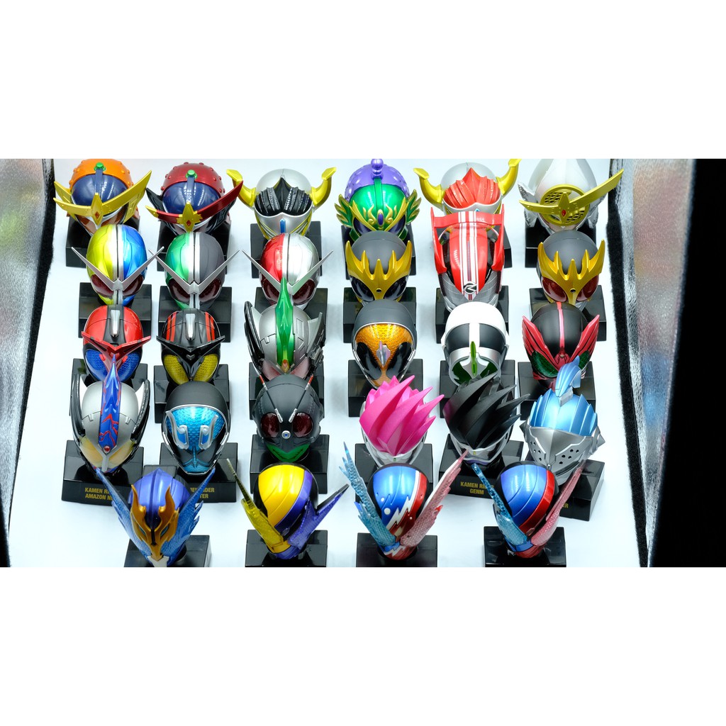 Mô hình Đầu của Kamen Rider Head Tỷ lệ 1/4 Chính Hãng Bandai RMC Kamen Rider Build Ex-aid Gaim. Có ảnh thật, cực đẹp.