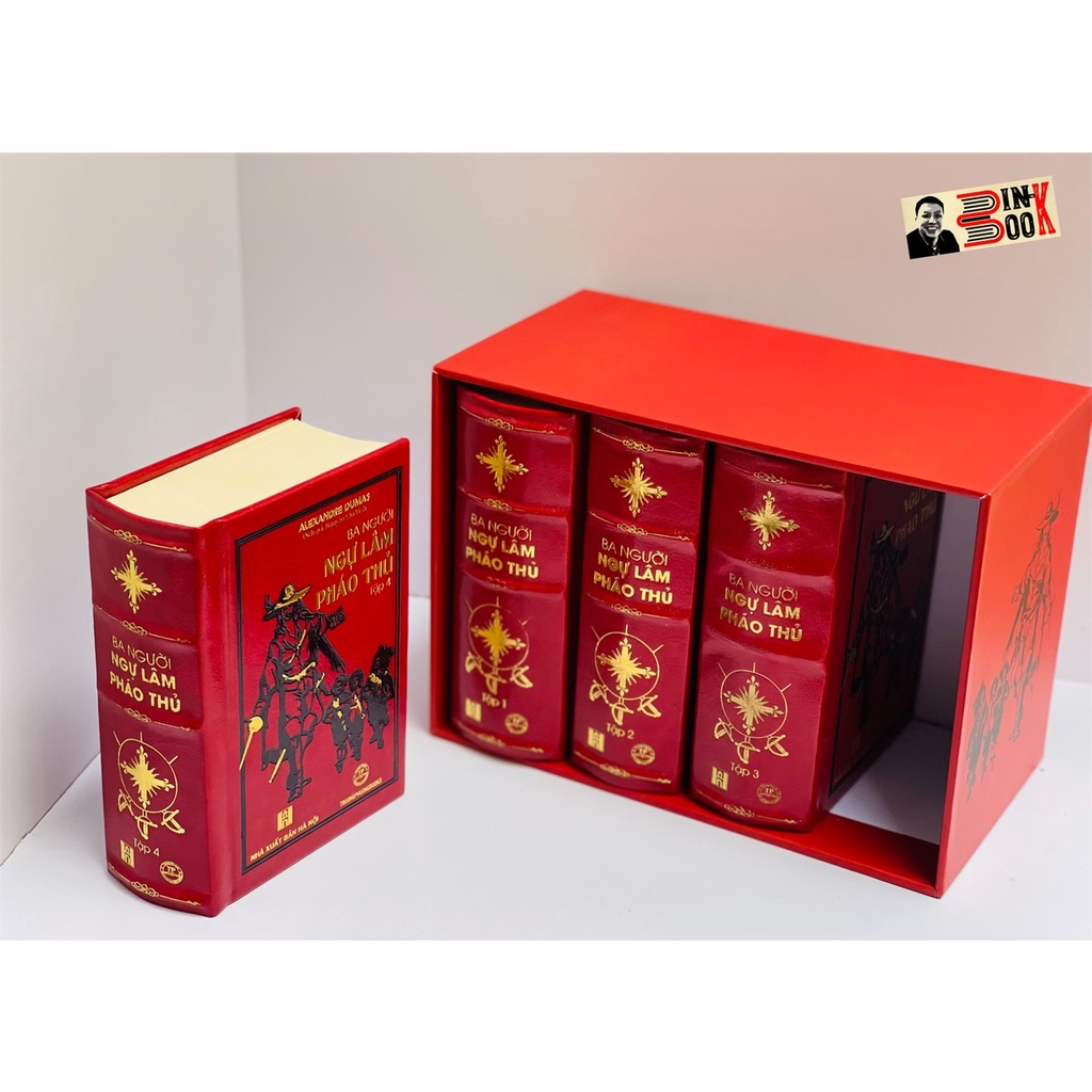 Sách - Ba Người Ngự Lâm Pháo Thủ - Alexandre Dumas - Nguyễn Văn Vĩnh - TruongPhuongBooks - bìa da Microfiber cao cấp