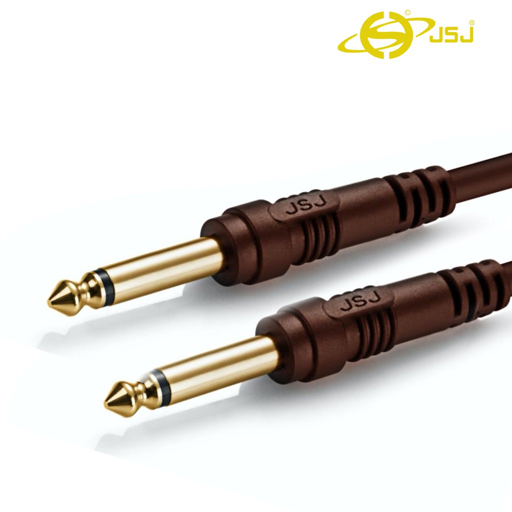 Dây tín hiệu 2 đầu 6 ly (6.5mm) JSJ 411C dài 1m - 1.5m đầu ra ổn định giảm tiếng ồn gấp đôi và khả năng chỗng nhiễu mạnh