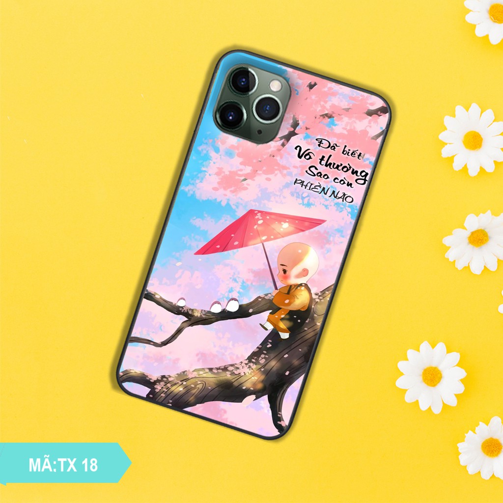 ỐP lưng kính 3D IPHONE 11-11 PR0-11PROMAX, ỐP điện thoại in hình chú tiểu tâm an shop.viet9