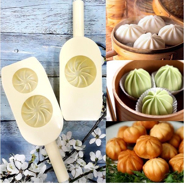 Bộ 2 Khuôn Làm Bánh Bao 3 Kích Cỡ