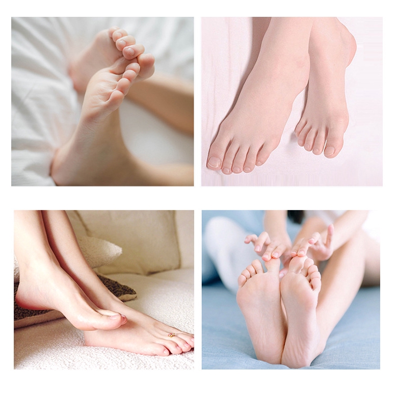 [Hàng mới về] Mặt nạ chân Aisha Ni chiết xuất thực vật tẩy tế bào chết dưỡng ẩm làm trắng da tiện lợi