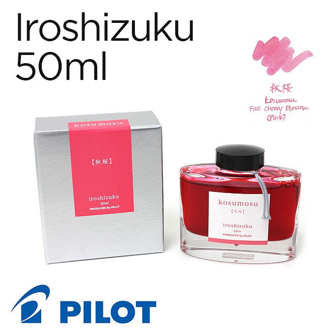 Mực bút máy Pilot Iroshizuku - Màu Kosumosu (Hồng cúc vạn thọ tây)