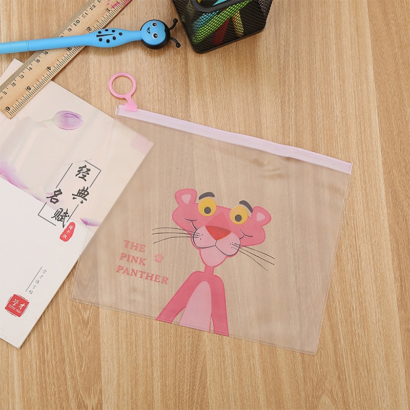 Túi Đựng Bút Bằng Poly Khóa Kéo Có Thể Tái Sử Dụng Cỡ A6 Cho Trường Học/Văn Phòng