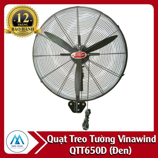 Quạt treo tường công nghiệp Điện Cơ Thống Nhất-Vinawind QTT650-Đ-180W-quạt khỏe,Bền -BH 12 THÁNG