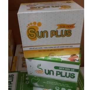 Sữa non và men sống hữu cơ Sunplus +Qùa Tặng