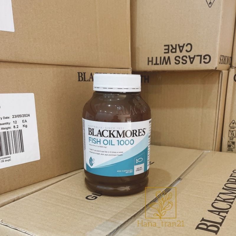 Viên dầu cá tự nhiên 400v Blackmores Fish Oil 1000mg