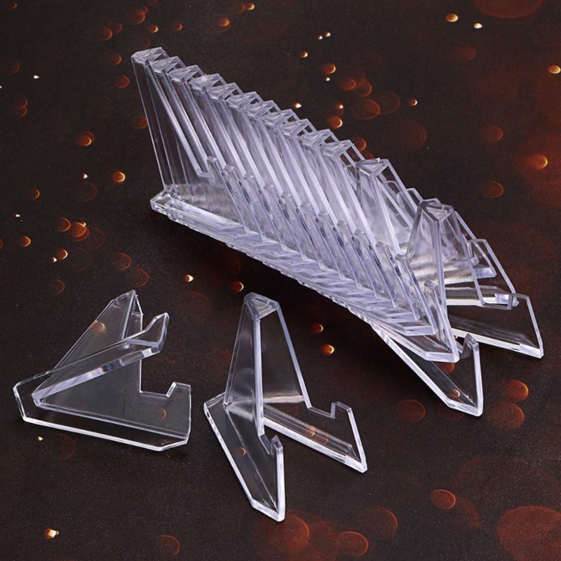 Bộ 5 Giá Đỡ Trưng Bày Tiền Xu Sưu Tầm Mini Bằng Acrylic