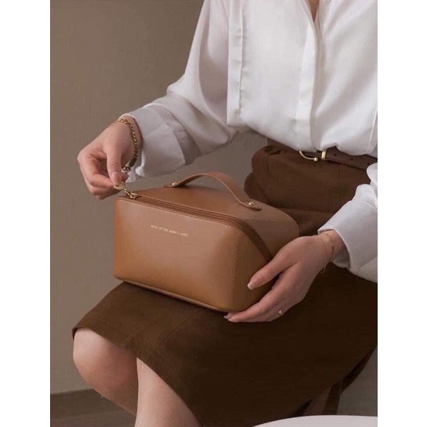 TÚI ĐỰNG MỸ PHẨM CHỐNG NƯỚC DA PU