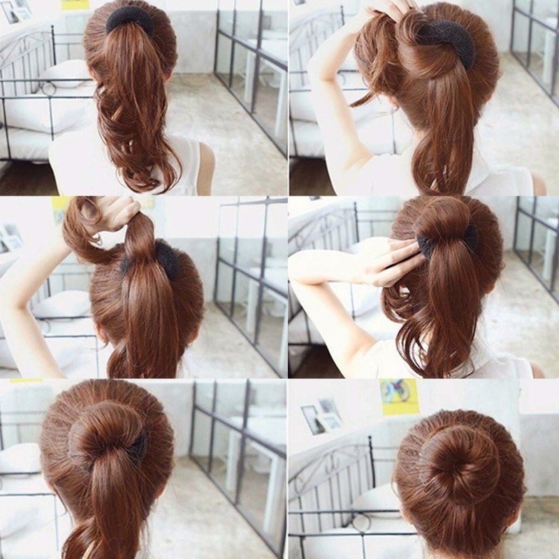 (hàng Mới Về) Bộ Dụng Cụ Hỗ Trợ Tạo Kiểu Tóc Tiện Dụng Cho Nữ