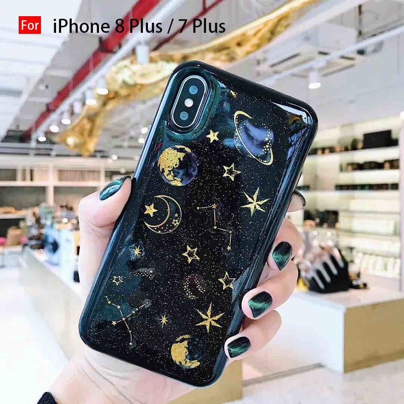 Ốp lưng điện thoại Dreamy Starry Sky cho iPhone 6 6s 7 8 6 Plus 6s Plus 7 Plus 8 Plus X XS XR XS Max 11 pro max