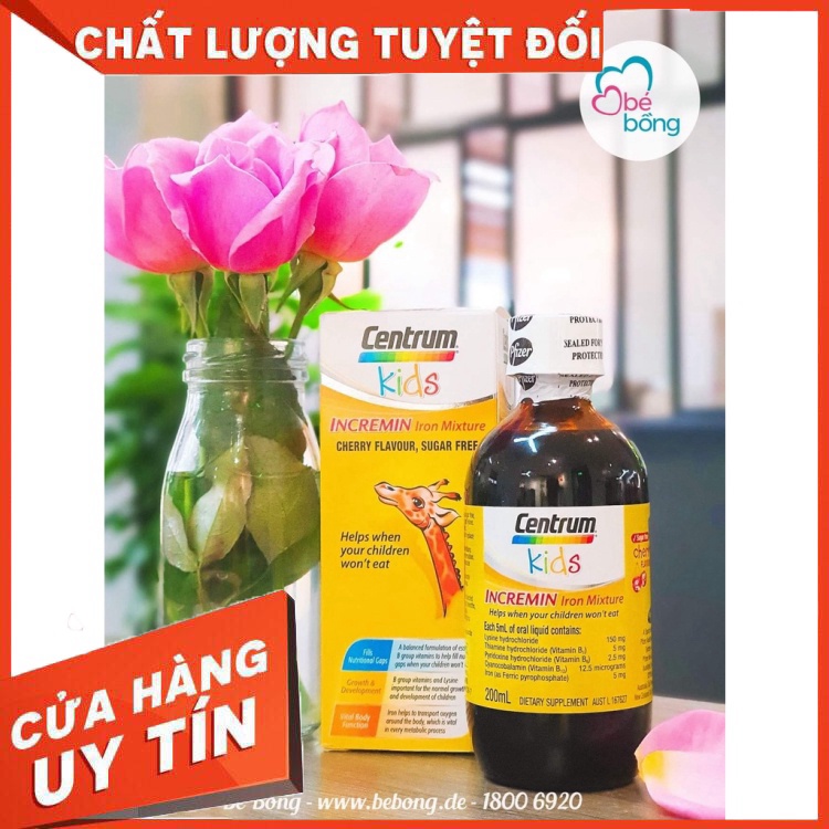 Vitamin tổng hợp Centrum Kids Mỹ 200ml cho trẻ từ 6 tháng tuổi