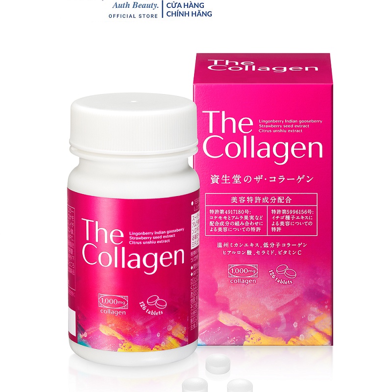Viên uống The Colagen Shiseido Nhật Bản hộp 126 viên