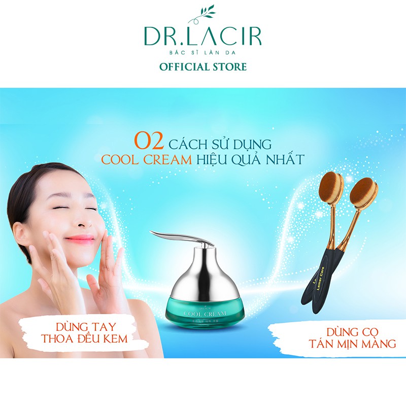 Kem Face Lạnh Dưỡng Da Chống Nắng 5 in 1 Dr.Lacir Cool Cream 35gr DR08