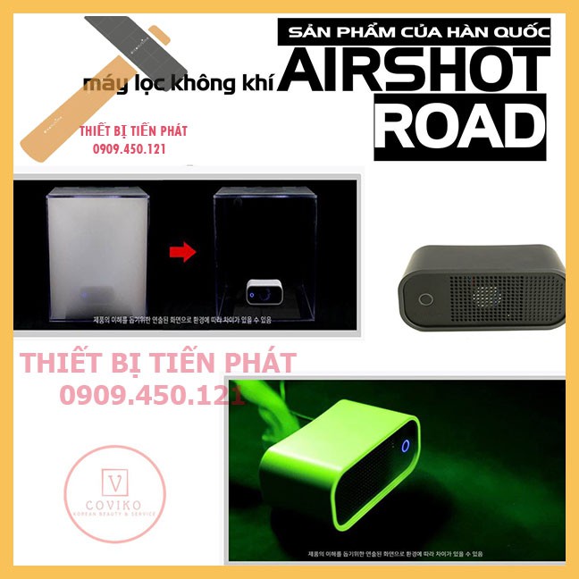 MÁY LỌC KHÔNG KHÍ AIRSHOT ROAD CHÍNH HÃNG 100% MADE IN KOREAN